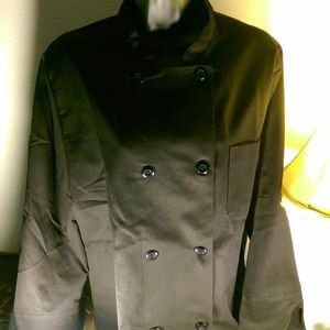 CHEF DESIGNS RED KAP MEN WOMEN'S UNISEX CULINARY FOOD SERVICE COAT NWOT SZ SMALL